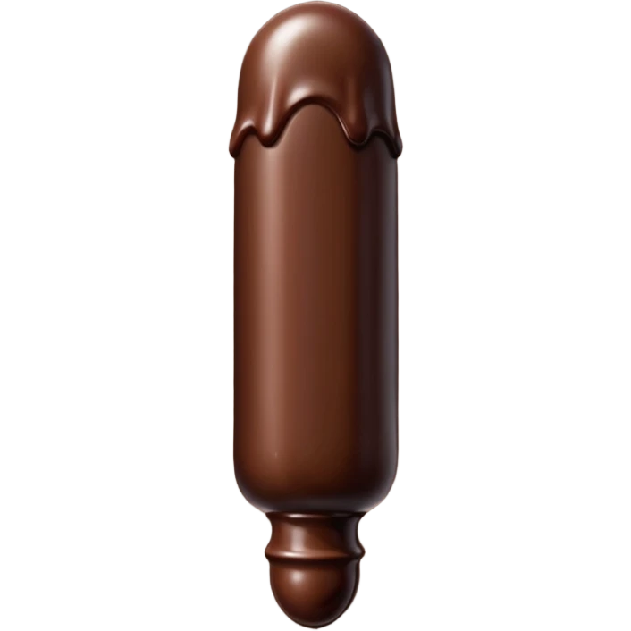 chocolate phalus emoji
