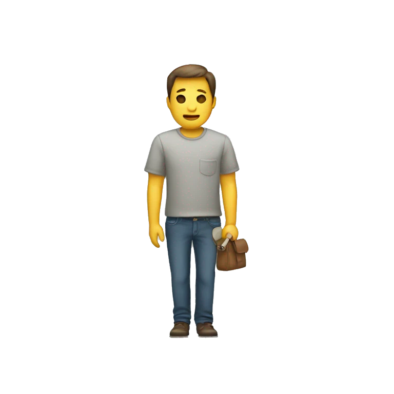 empty pocket person emoji