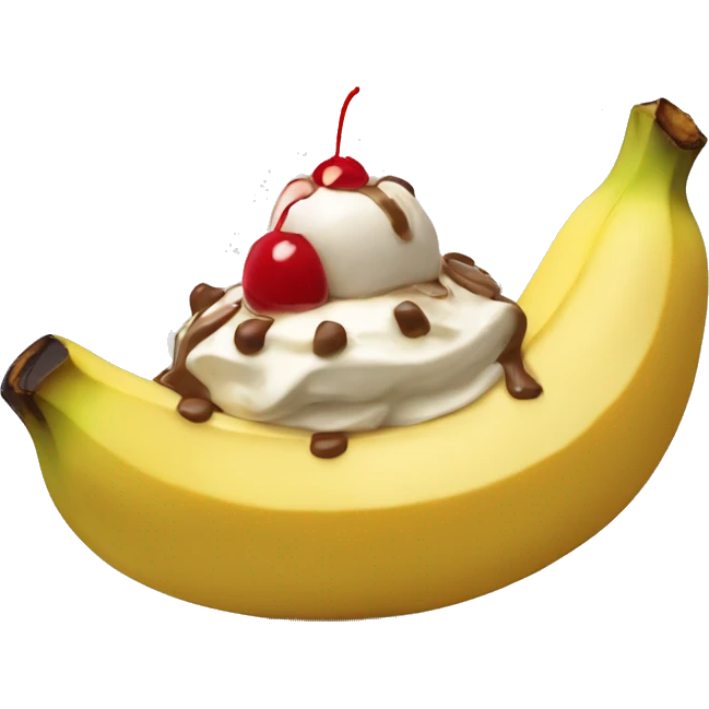 Banana split emoji