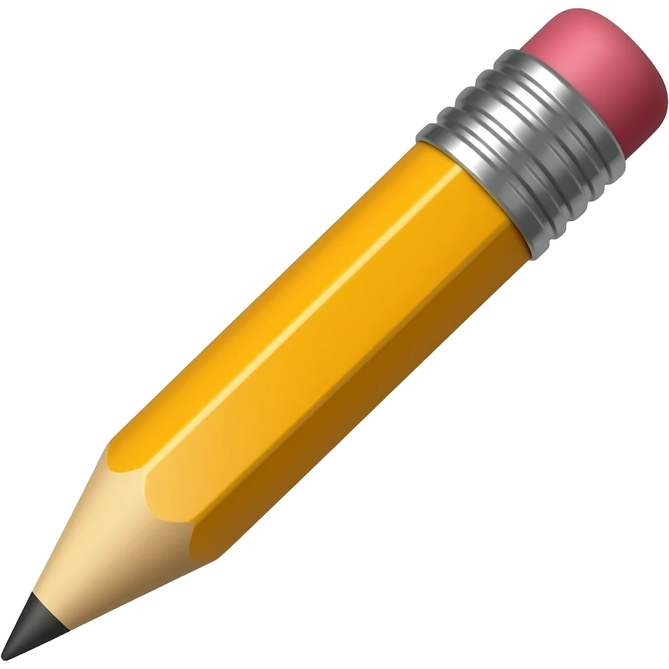 A robber pencil emoji
