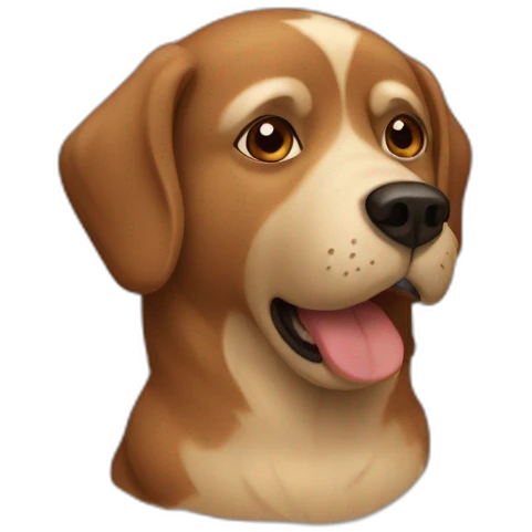 Dog bear emoji