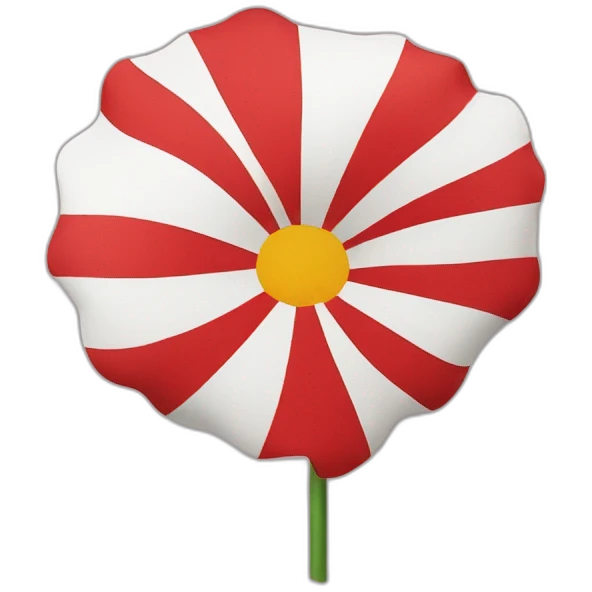 Flower flag emoji