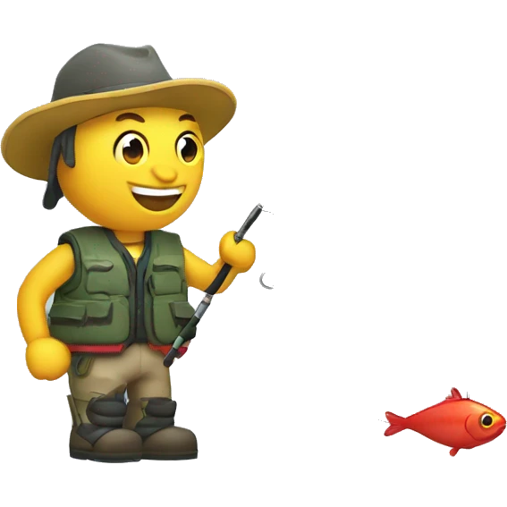 Bobber fishing emoji