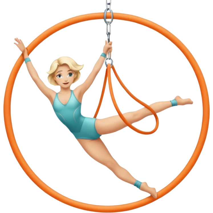 aerial hoop aerialist emoji