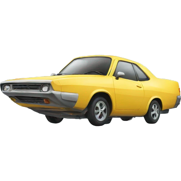 Car flying emoji