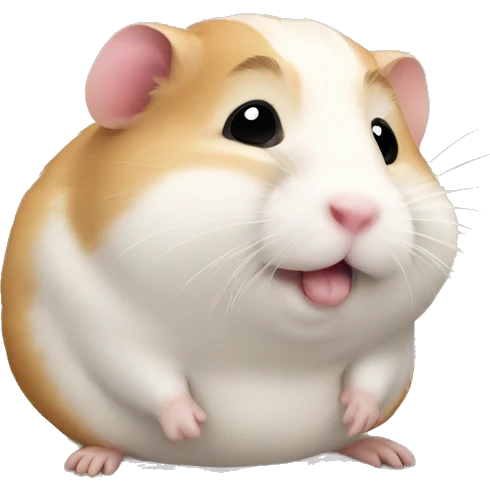 Chunky hamster  emoji