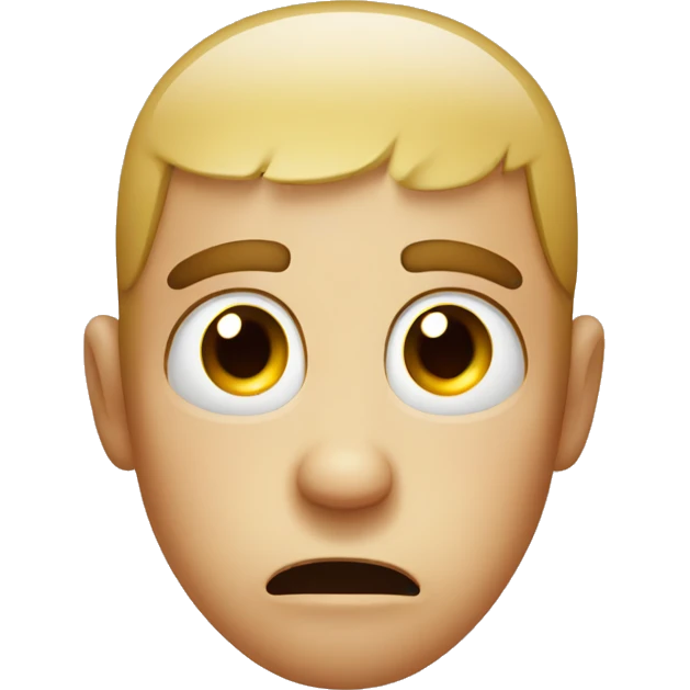 Face is crying and has dark circles under his eyes emoji