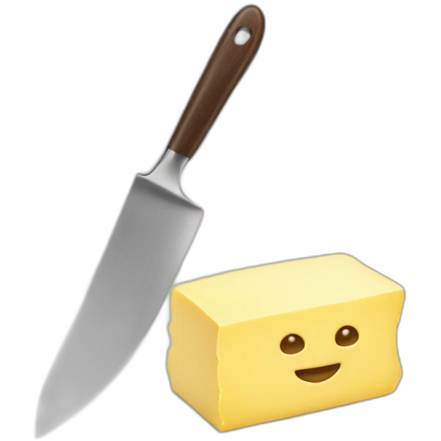 butter on the knife emoji