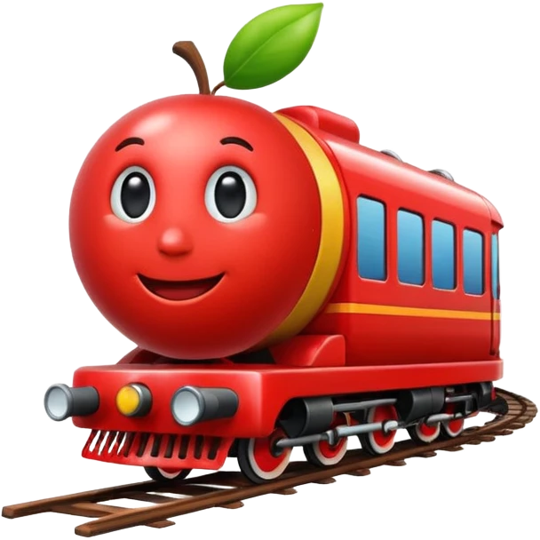 train Apple emoji emoji