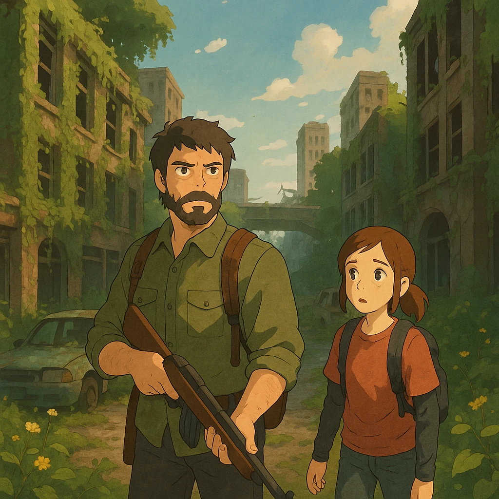 The Last of Us inspired scene emoji