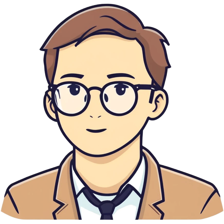 A gym guy with glasses emoji