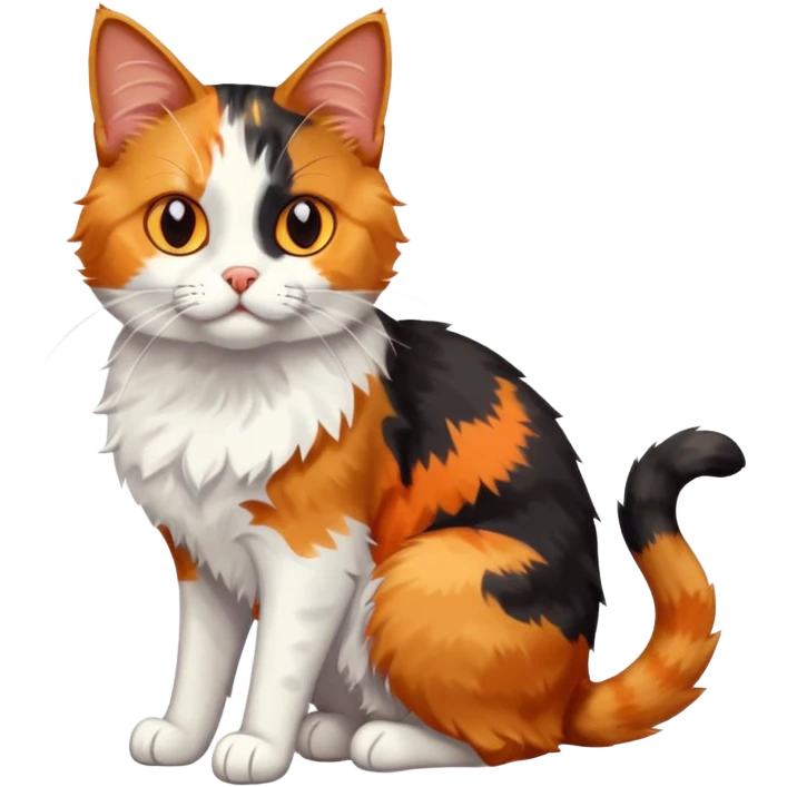 three-legged cat named Carey, playful pose emoji