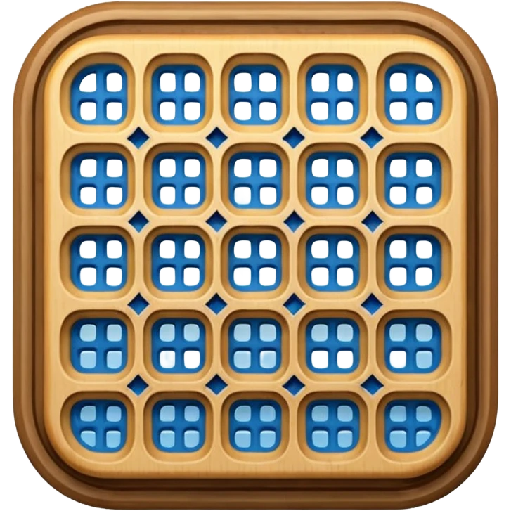 Blue waffle emoji