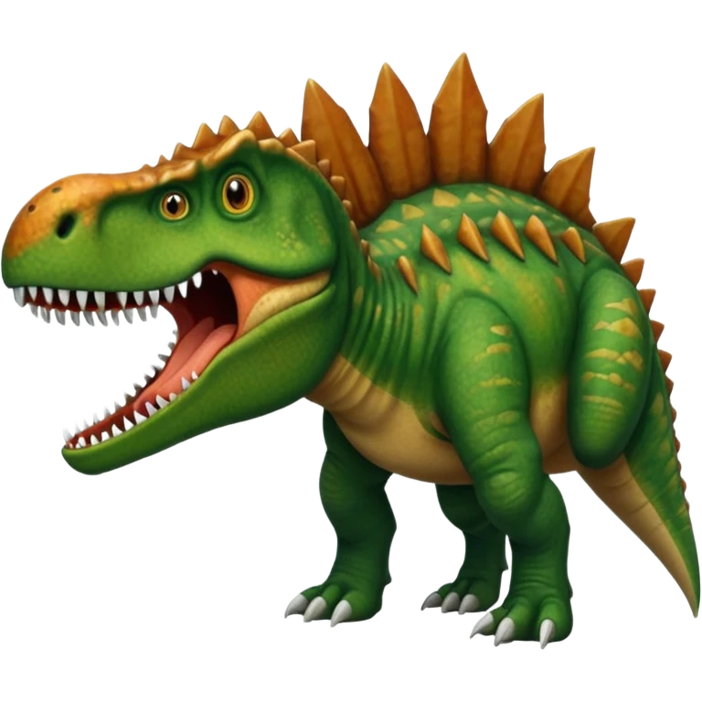 A spinosaurus emoji