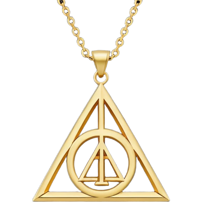 deathly hallows necklace emoji