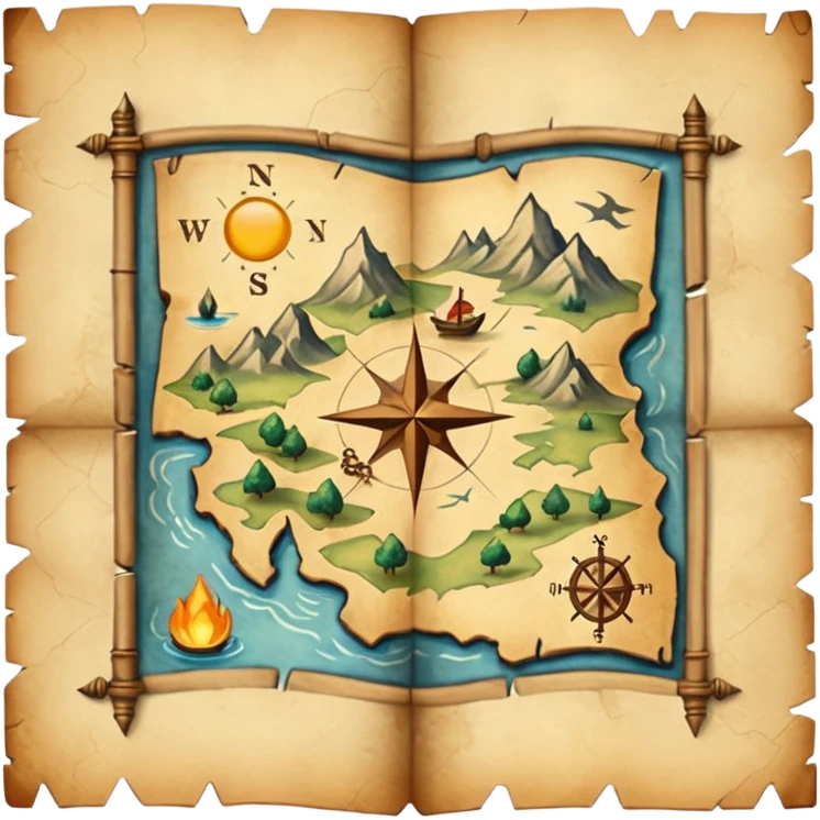 ancient map emoji