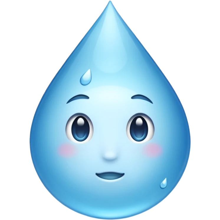 Make a white water emoji  emoji