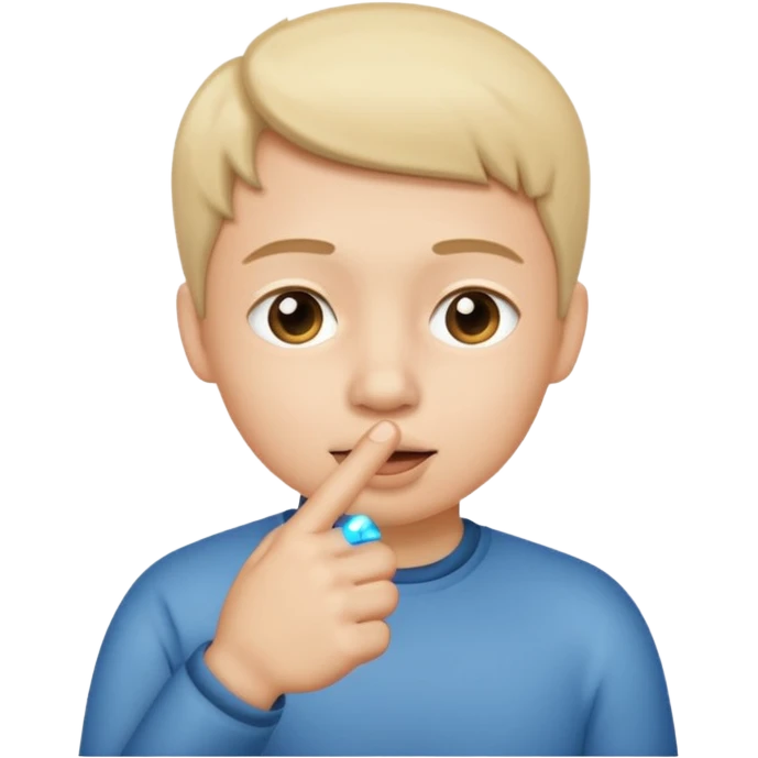 shushing finger emoji