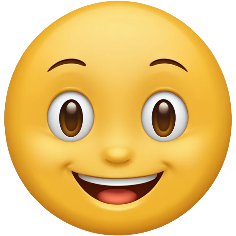 Normal happy face emoji