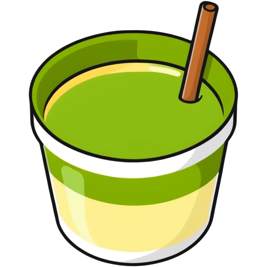 Matcha with stras emoji