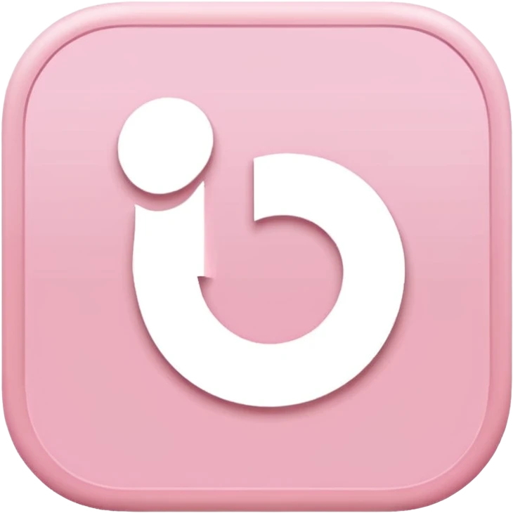 pink Pinterest emoji