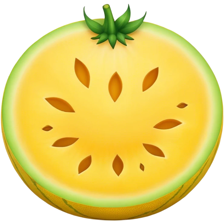 yellow melon emoji