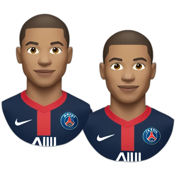 kylian mbappe, psg emoji