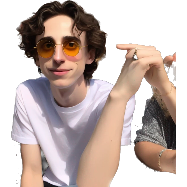 timothée chalamet at coachella emoji