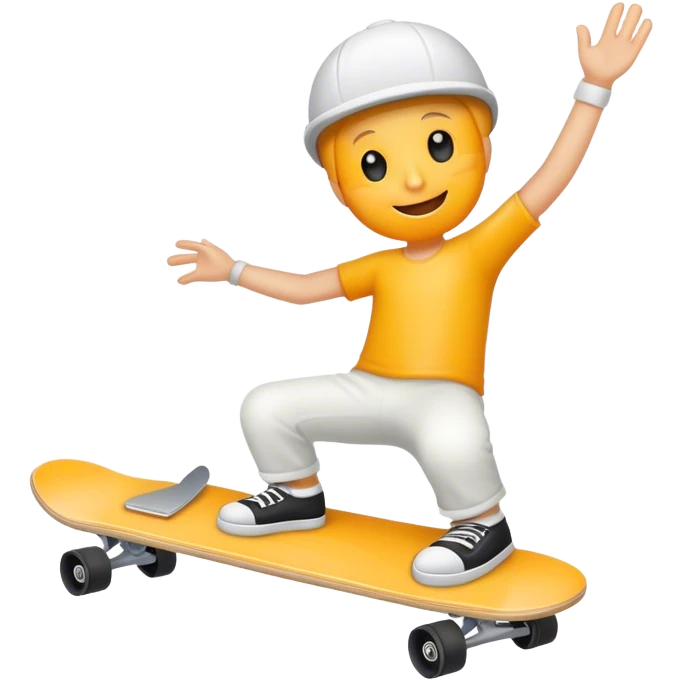 a cheese making skateboard emoji
