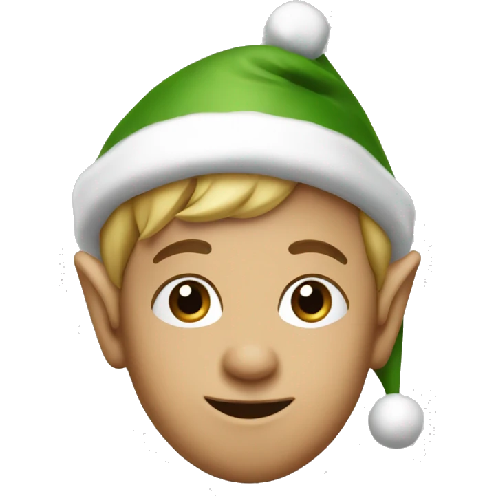 Christmas elf emoji