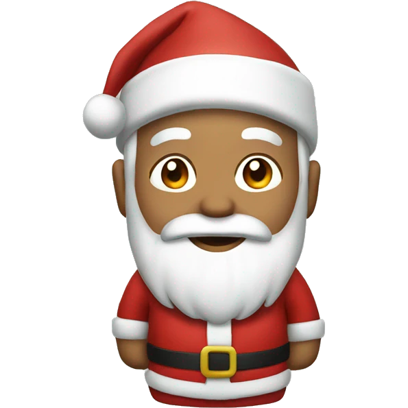 Asian santa emoji