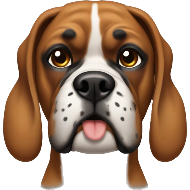 Boxer dog emoji