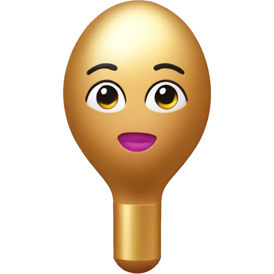 pink and gold beauty blender emoji