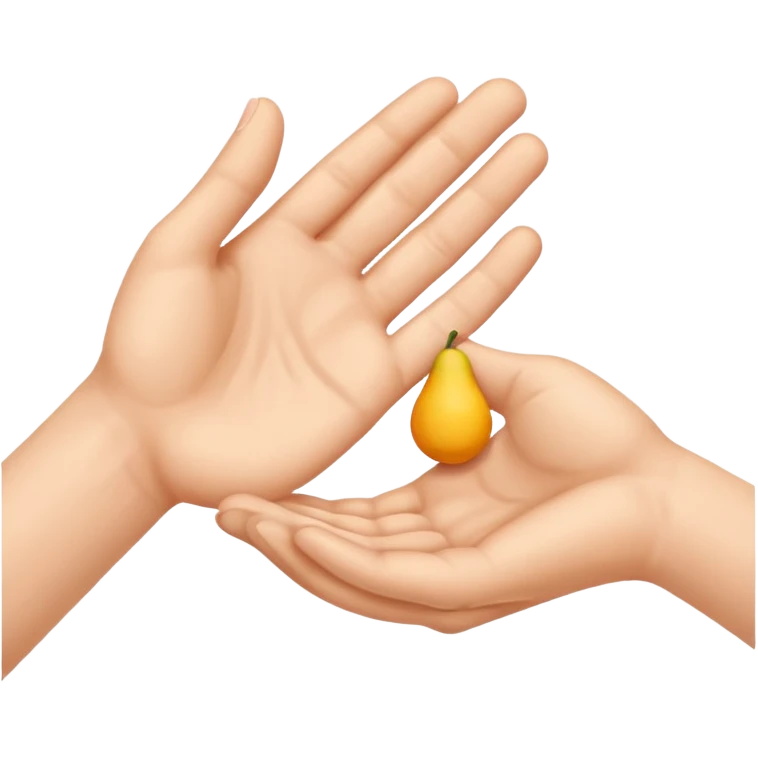 Dos manos saludandose emoji