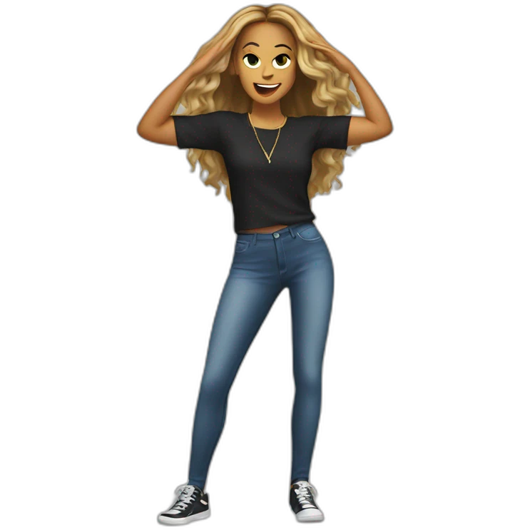DAB Beyoncé  emoji
