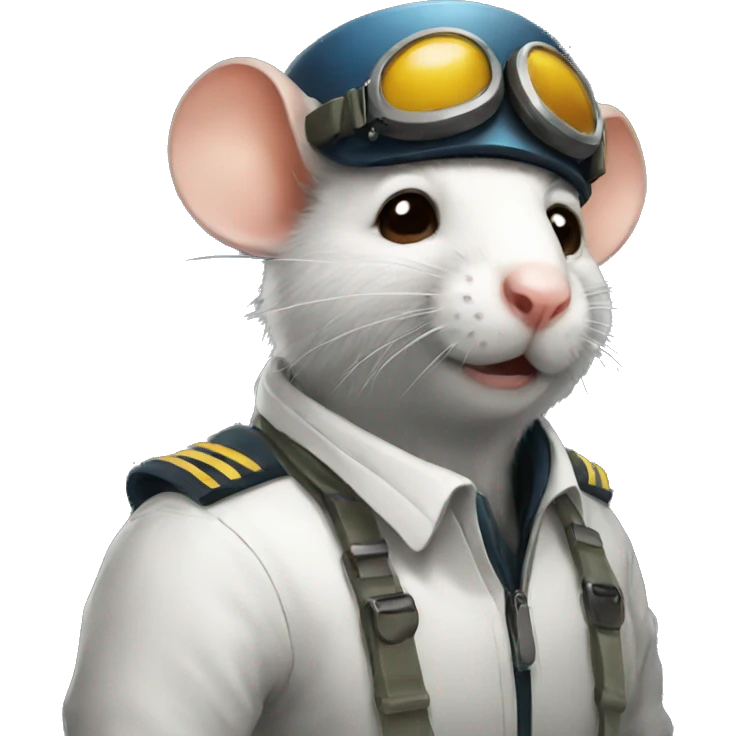 pilot rat emoji