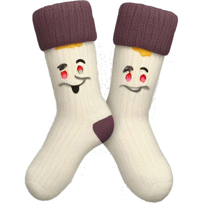 cozy socks emoji