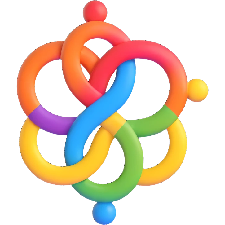 gay pride two interlocked male symbols, rainbow colors emoji