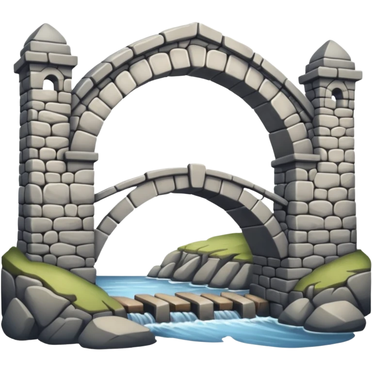 a stone bridge emoji