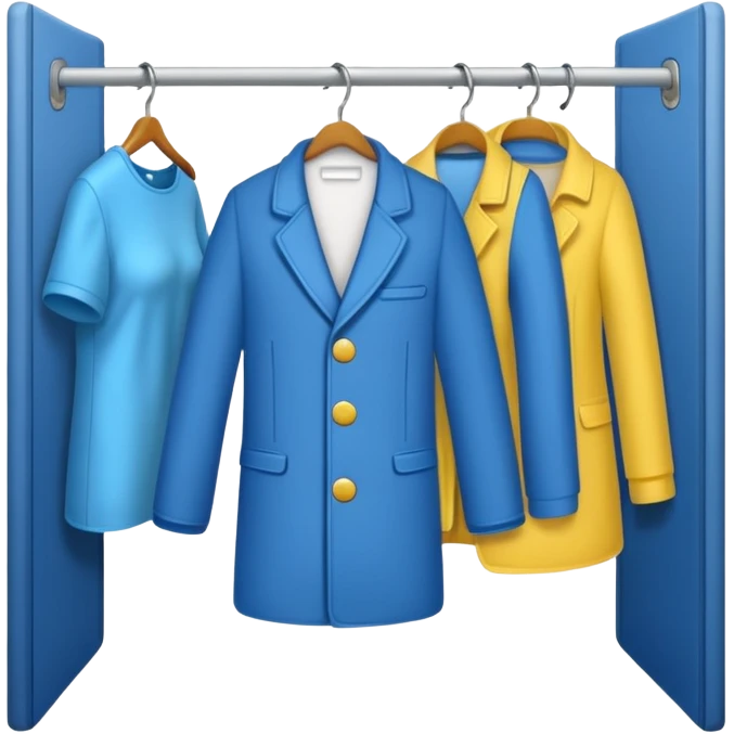 try on clothes changing room emoji