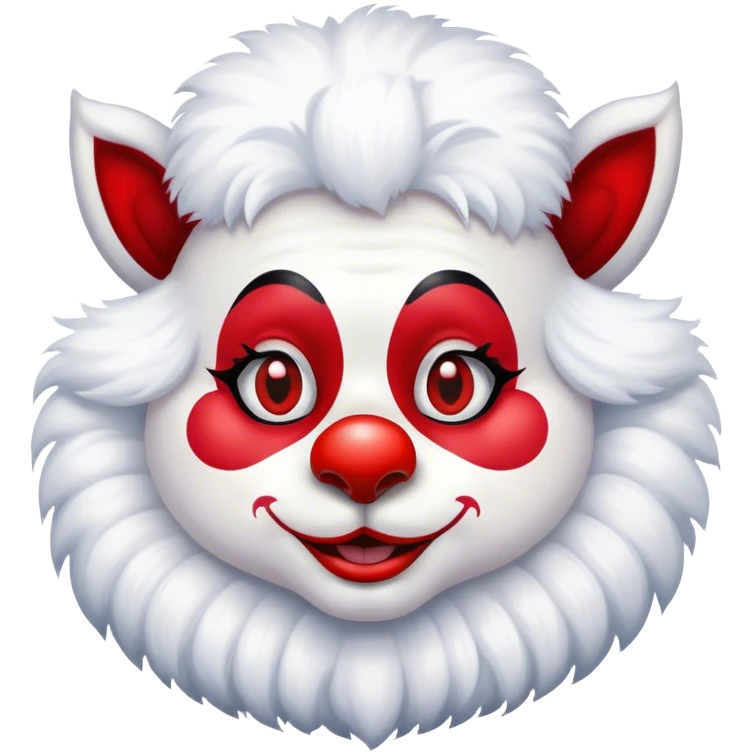 Alpaka as a Clown emoji