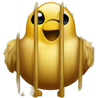 gold cage emoji