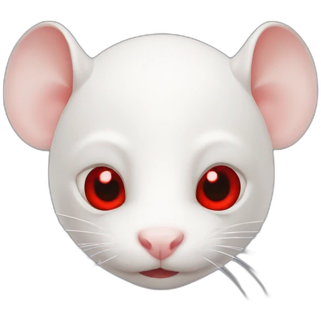 Albino rat red eyes ninja  emoji