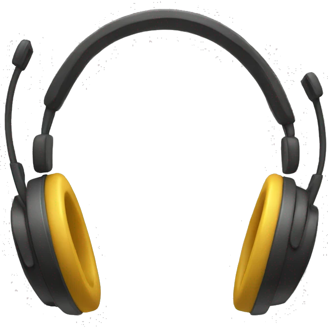 Bow headphones  emoji