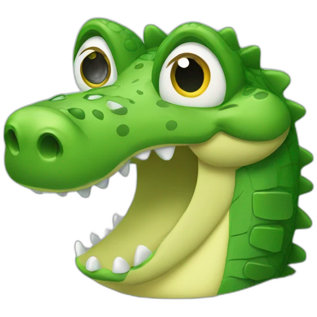 sad crocodile emoji
