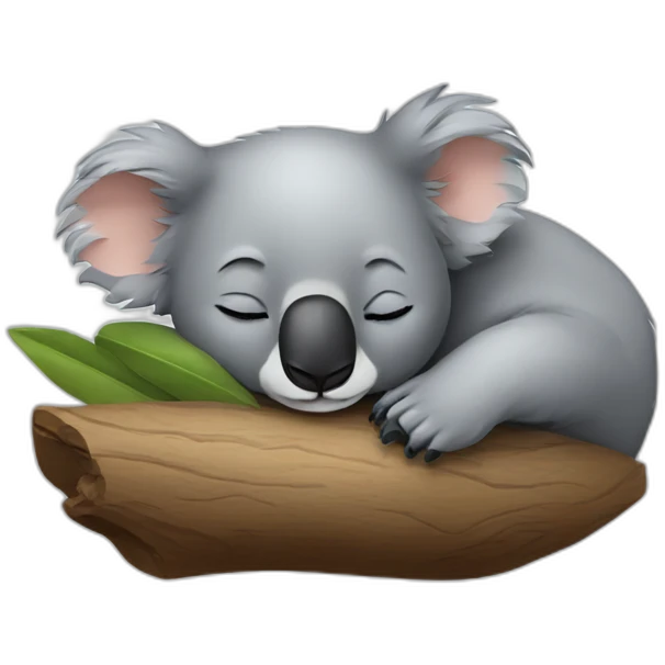 Koala is sleeping emoji