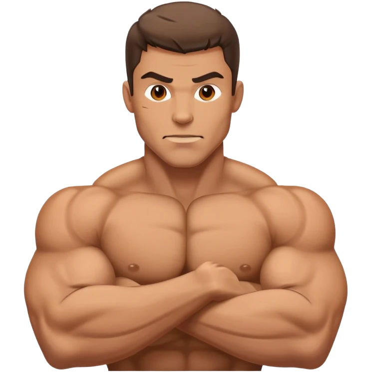 Pitbull flexing  emoji