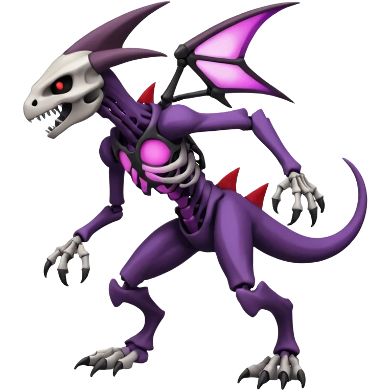 Duskull-Marowak-Darkrai-Genesect-Fakémon-fusion (full body) emoji