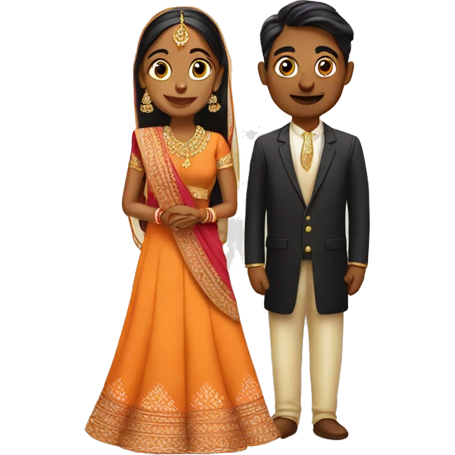 Indian wedding emoji