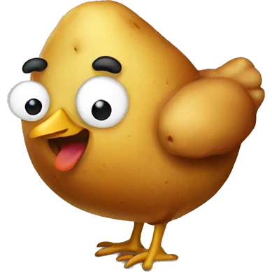 potato chicken emoji